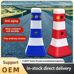 Barreras de Seguridad Móviles de Plástico PE Resistentes a Impactos, Personalizadas de Fábrica, para Aislamiento de Caballos en el Agua, para Construcción de Carreteras - Product Image 1