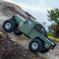 Camion RC Crawler Professionnel 1/10 RGT EX86170PRO Challenger 4x4 Brushless FOC avec Axe Portique, Treuil DIG et 2 Vitesses, pour Adultes, en Métal et Résine