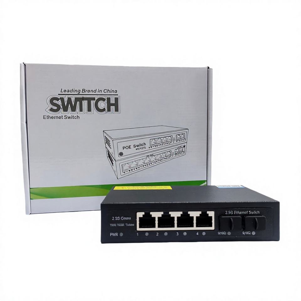 CE-7024-2.5g 8+2 Ports Gigabit Smart 2.5g POE Ethernet Switch 10/100 ...