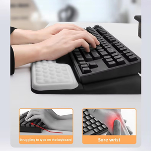 <span class=keywords><strong>Support</strong></span> de poignet <span class=keywords><strong>ergonomique</strong></span> transfrontalier <span class=keywords><strong>pour</strong></span> souris et <span class=keywords><strong>clavier</strong></span>, avec fonction de massage et mémoire, <span class=keywords><strong>pour</strong></span> utilisation d'une seule main, vente en gros - Product Image 5