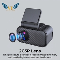 VIEVGUARB MINI Dash Cam 2K 1440P WiFi Monitor Parkir Sudut Lebar Tersembunyi Tanpa Layar