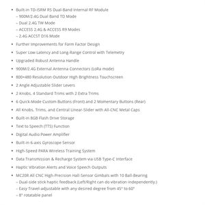 Frsky Tandem X20RS TD-Isrm Module RF interne double bande 900MHz 2.4GHz FPV Drone Flight Control Remote Controller - Product Image 6