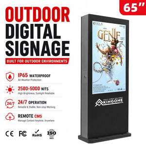 Pantalla <span class=keywords><strong>Digital</strong></span> para Exteriores de 65 Pulgadas, con Sistema Android o Windows Opcional, Pantalla LCD Publicitaria para Espacios Públicos - Product Image 1