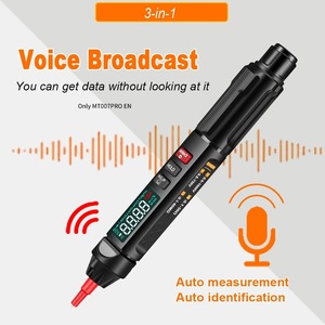 Multímetro digital tipo pluma 3 en 1 con valor efectivo Pantalla LCD Pluma de prueba de voltaje Medidor de secuencia de fase Pantalla colorida - Product Image 4
