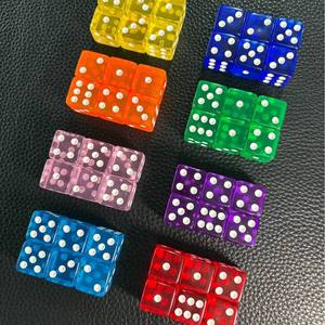 Dadi Trasparenti <span class=keywords><strong>di</strong></span> Lusso in Acrilico D20 da 16mm Personalizzati con Logo per Giochi da Tavolo e d'Azzardo - Product Image 2