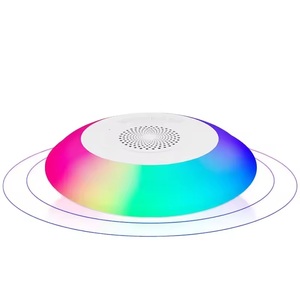 Altavoz Bluetooth flotante para <span class=keywords><strong>piscina</strong></span> a prueba de agua con espectáculo de luces RGB Altavoz multiluz IPX7 con funcionalidad de llamada Altavoz de <span class=keywords><strong>Ducha</strong></span> - Product Image 1