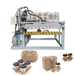 Au Mexique Equateur Venezuela Pérou semi-automatique pâte à papier porte-gobelet à café bouteille de <span class=keywords><strong>vin</strong></span> plateau de fabrication machine <span class=keywords><strong>caisse</strong></span> à oeufs plateau plat - Product Image 1