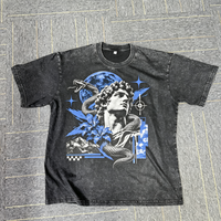 T-shirt graphique délavé à l'acide, impression DTG, design personnalisé, t-shirts pour hommes, fabricant de t-shirts, impression DTG personnalisée, t-shirt graphique vintage, t-shirt en coton