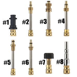 Adaptateur de pistolet de lavage haute pression en acier inoxydable et laiton, raccords rapides 1/4 pouce compatibles avec <span class=keywords><strong>Nilfisk</strong></span> Kew Lavor type ancien/<span class=keywords><strong>Alto</strong></span> - Product Image 5