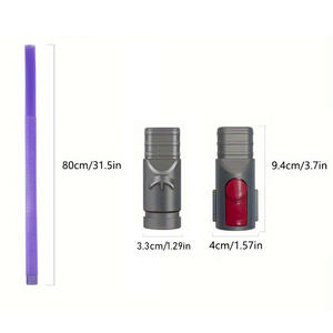 1 ensemble de kit de nettoyage de l'évent du sèche-linge compatible avec l'<span class=keywords><strong>aspirateur</strong></span> Dysons Lint pour Dysons V6 V7 V8 <span class=keywords><strong>V10</strong></span> <span class=keywords><strong>V11</strong></span> V12 V15 - Product Image 2