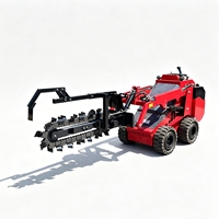 Accessoire de tranchage haute performance pour mini-chargeuses compactes sur chenilles diesel ou électriques