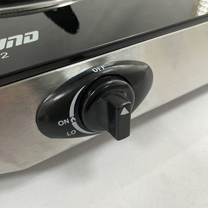 Van Phản Lực Kép Cho Bếp Ga Hồng Ngoại Bề Ngoài Tinh Tế 2 Đầu Bếp Bằng Thủy Tinh - Product Image 2