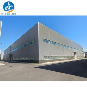 Ánh sáng kết cấu thép đúc sẵn nhà kho hội thảo kim loại xây dựng nhà kho với Sandwich Panel tường và mái nhà - Product Image 3