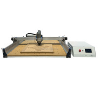 Machine de gravure laser CNC 3 axes DIY 8080 pour le bois, avec broche de 800 W, machine de gravure et de découpe 80*80 cm