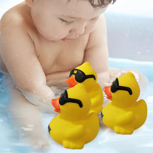 Fabbrica all'ingrosso Eco Friendly vasca da bagno <span class=keywords><strong>Squeaky</strong></span> PVC vinile bagno anatra giocattolo - Product Image 3