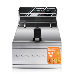 Hot Sale Commercial Stainless Steel Automatic Cooking 2500W Temperature <b>Control</b> Electric Deep Fryer Wholesale - Product Image 2