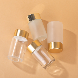 Botella <span class=keywords><strong>de</strong></span> Vidrio Personalizada con Cápsulas, Recargable, Contenedor <span class=keywords><strong>de</strong></span> Pastillas Vacío, Organizador <span class=keywords><strong>de</strong></span> Medicamentos Sellado con Tapa Profunda para Suplementos para la Salud - Product Image 4