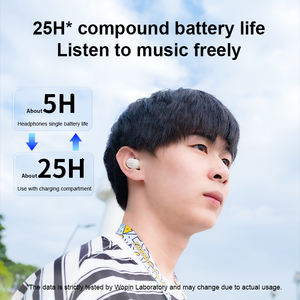 Nouveaux écouteurs sans fil Bluetooth 5.3 avec une autonomie de 20 heures, réduction de bruit, TWS, sport, musique, jeu, commande tactile - Product Image 4