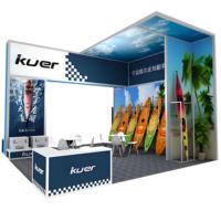 Stand de Exhibición Comercial de Madera con Diseño Personalizado, Espacio para Tienda - Diseño Profesional con Renderizado Virtual en 3D