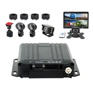 Citops Fhd 4g 트럭 GPS 추적 4 채널 저렴한 자동차 dvr 카메라 와이파이 모바일 자동차 dvr H.265 디지털 비디오 레코더 1080p Mdvr 키트