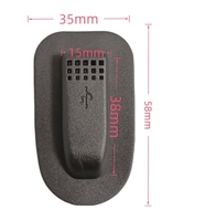 Accesorios para Mochila, Cable de Extensión USB Tipo-C Macho a Hembra para Banco de Energía y Uso en Automóvil, Material de PVC, 1A