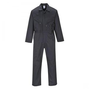 PORTWEST - C813BKRXXXL Combinaison zippée noire Liverpool-SALOPETTE DE TRAVAIL EAN 5036108099191 - Product Image 1