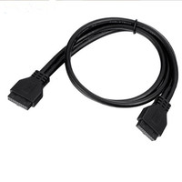 Câble IDC USB 3.0 20 broches femelle-femelle de haute qualité pour carte mère d'ordinateur