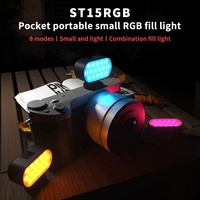 Vente en gros de lampes vidéo Starbea 6000K à intensité variable, super mini, éclairage doux pour la photographie, petit studio, lumière pour smartphone, appareil photo reflex numérique, lumière RGB