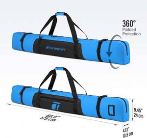 Muestra Gratuita de Bolsa de Snowboard Acolchada Personalizada de 165 cm con Espacio para Botas de Snowboard Individuales y Bolsa con Ruedas - Product Image 3