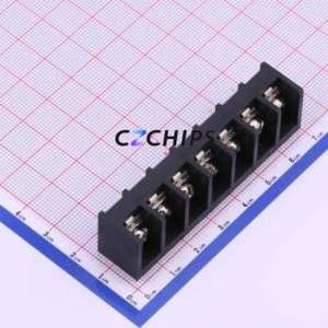 HB9500-9.5-7P Barrier Terminal Block Through hole Component (THT),P=9.5mm Connector Three Sides 9.5mm 1x7P Straight Pin - Product Image 1