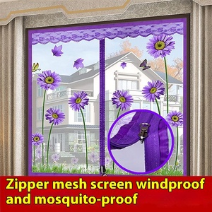 Bán nóng mùa hè hiện đại lưới chống muỗi dây kéo tự dính màn hình cửa sổ ma thuật dễ dàng tự cài đặt chống côn trùng - Product Image 3