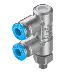 Vanne anti-retour pilotée FESTO HGL, vanne de contrôle pneumatique pilotée pour l'automatisation industrielle et les circuits pneumatiques - Product Image 2