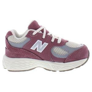 Scarpe New Balance 2002 per neonati e bambini, rosse e grigie, sportive - Product Image 2
