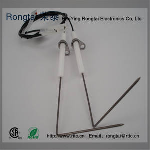 Electrodos de encendido Rongtai para parrillas de gas portátiles, acero inoxidable, encendido electrónico, 520 mm de longitud - Product Image 1