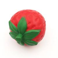 Juguete Antiestrés de Fresa Grande, de Rebote Lento, Modelo de Fruta de Simulación, Adorno, Súper Suave, Tamaño Grande