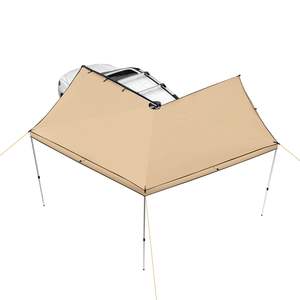 Toldo lateral de coche retráctil de 8,2 'de altura, toldo de vehículo de 270 grados, bolsa de almacenamiento impermeable PU3000mm UV50 + para camión SUV Van - Product Image 1