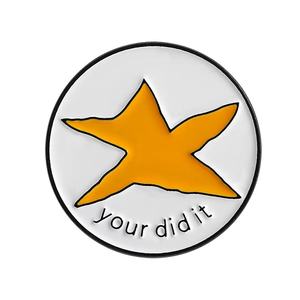 Spilla in smalto <span class=keywords><strong>You</strong></span> Did IT <span class=keywords><strong>Meme</strong></span> Star, spilla a forma di meteorite irregolare, distintivo da borsa e risvolto, gioielli regalo, nichel nero UV - Product Image 6