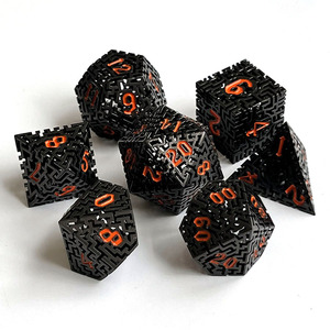 Hollow Dragon Custom D10 Metal Polyhedral Dice para Dnd Game Accessories para <span class=keywords><strong>Dungeons</strong></span> and Dragons <span class=keywords><strong>Desktop</strong></span> RPG Games - Product Image 5