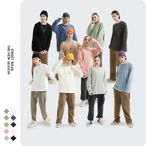 Logo personnalisé coton T-shirt à manches longues unisexe graphique T-shirts surdimensionné hommes T-shirt grande taille T-shirts ultra coton - Product Image 6