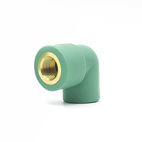 20 25 32 40 50 63 75 90 110 160mm Green Pipe Fittings PPR Tee Coupling Elbow in Connector