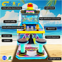 Machine de tir à jet d'eau à monnayeur pour centre commercial, simulateur de tir, jeu d'arcade Duck Party