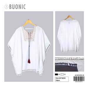 เสื้อผ้าแฟชั่นลำลองผู้หญิง สไตล์เก๋ไก๋ เสื้อเบลาส์สวยหรู ทันสมัย ใส่สบาย เหมาะกับทุกวัน ไซส์ S-XL ขายส่ง W22054-34 - Product Image 1