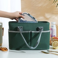 Sac isotherme pour aliments avec poignées de transport robustes, intérieur spacieux pour les déjeuners au bureau, les sorties en famille et les repas en plein air