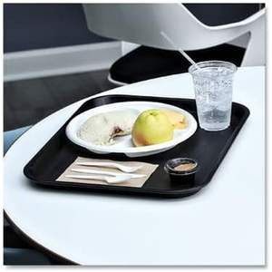 Heavyweight Four-Piece <b>Disposable</b> Party <b>Cutlery</b> Kit White Plastic Fork/Knife/Napkin/Spoon 250/Carton - Product Image 3