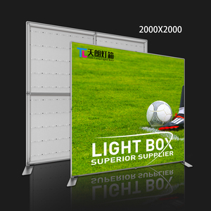 2000 Round SEG Aluminum Frame <b>Light</b> Box Ultra Thin Profile <b>Wall</b> Mounted - Product Image 1