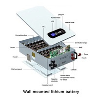 Paquete de Baterías LiFePO4 de 51.2V 200Ah 300Ah 314Ah, Sistema de Almacenamiento de Energía Solar para el Hogar de 15KW, 8000 Ciclos, Garantía de 10 Años