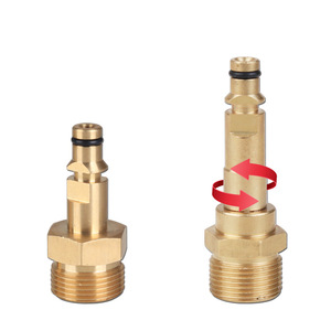 Adaptador para Pistola de Agua a Alta Presión Krcher, Conector de Manguera para Lavado de Autos con Rosca Macho de Salida M22 de 14 mm - Product Image 2