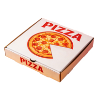 SP4237 Emballages personnalisés populaires pour la restauration rapide, livraison rapide, boîtes de rangement pour pizzas sur mesure pour les opérations quotidiennes des restaurants