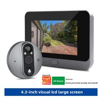 Interphone vidéo sans fil étanche avec écran LCD TFT 7 pouces, audio bidirectionnel, alimentation USB, vision nocturne 2,4 GHz, détection de mouvement 480P