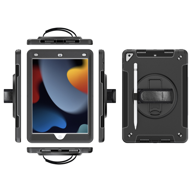 AilesTecca 360 Rotating Shockproof Heavy Duty Rugged Protective Tablet ipad Case for iPad Pro 10.5(2017)/iPad Air 10.5(2019)